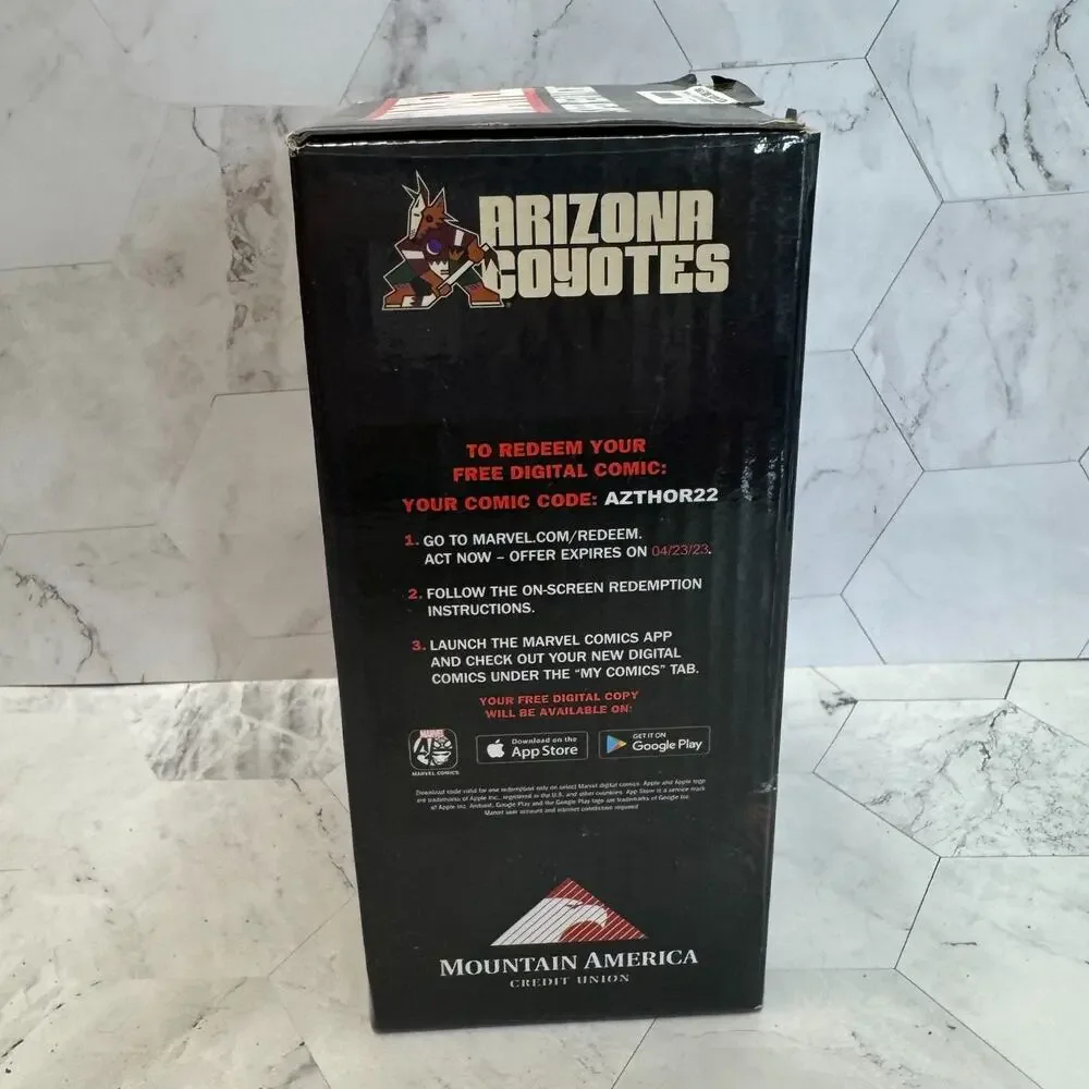NIB Jakob Chychrun Bobble Head #6 Thor Marvel Arizona Coyotes Super Hero Night